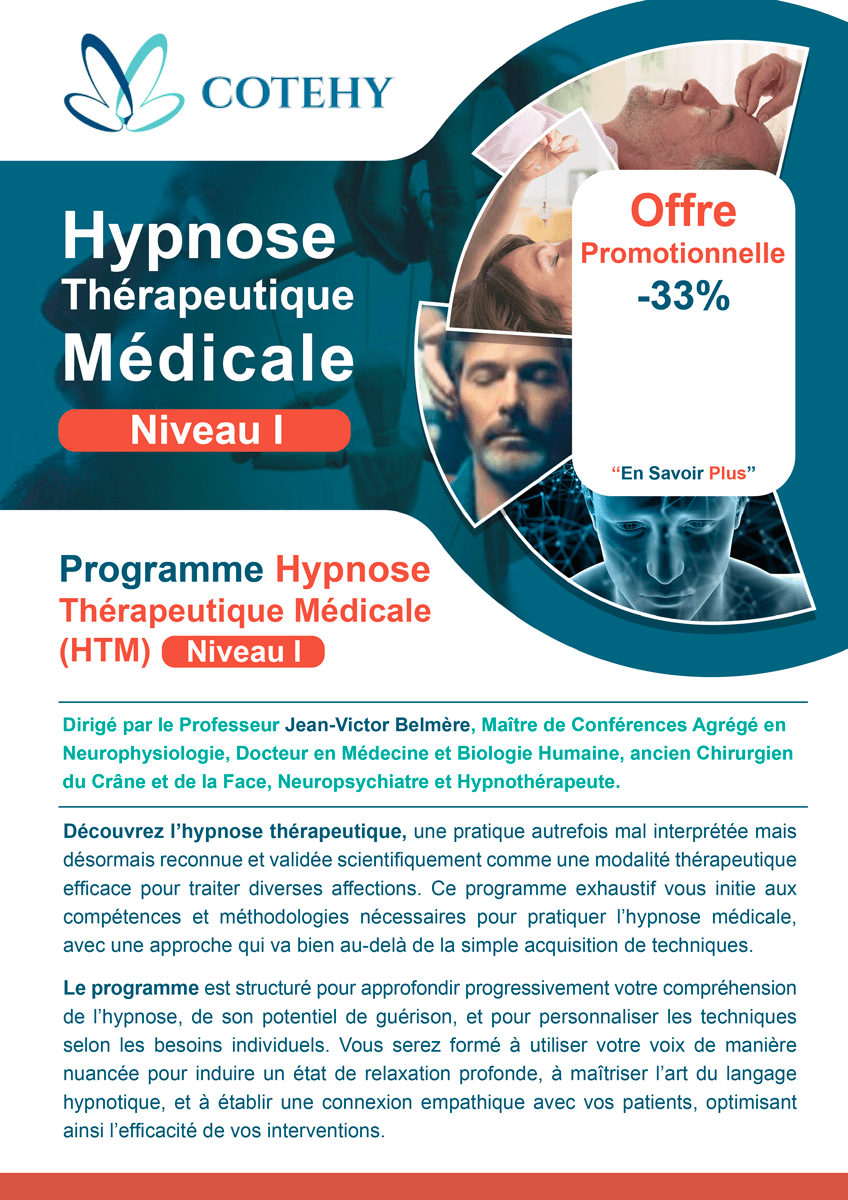 Achetez les formations 4 Hypnose Therapeutique Medicale N1